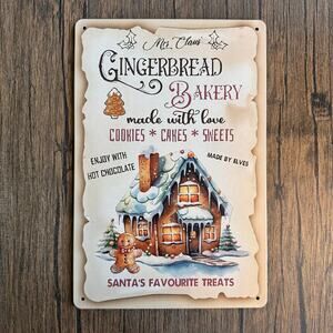 Christmas Holiday Sign Metal Sign Kitchen Home Decor Gift Idea NEW FAST SHIP